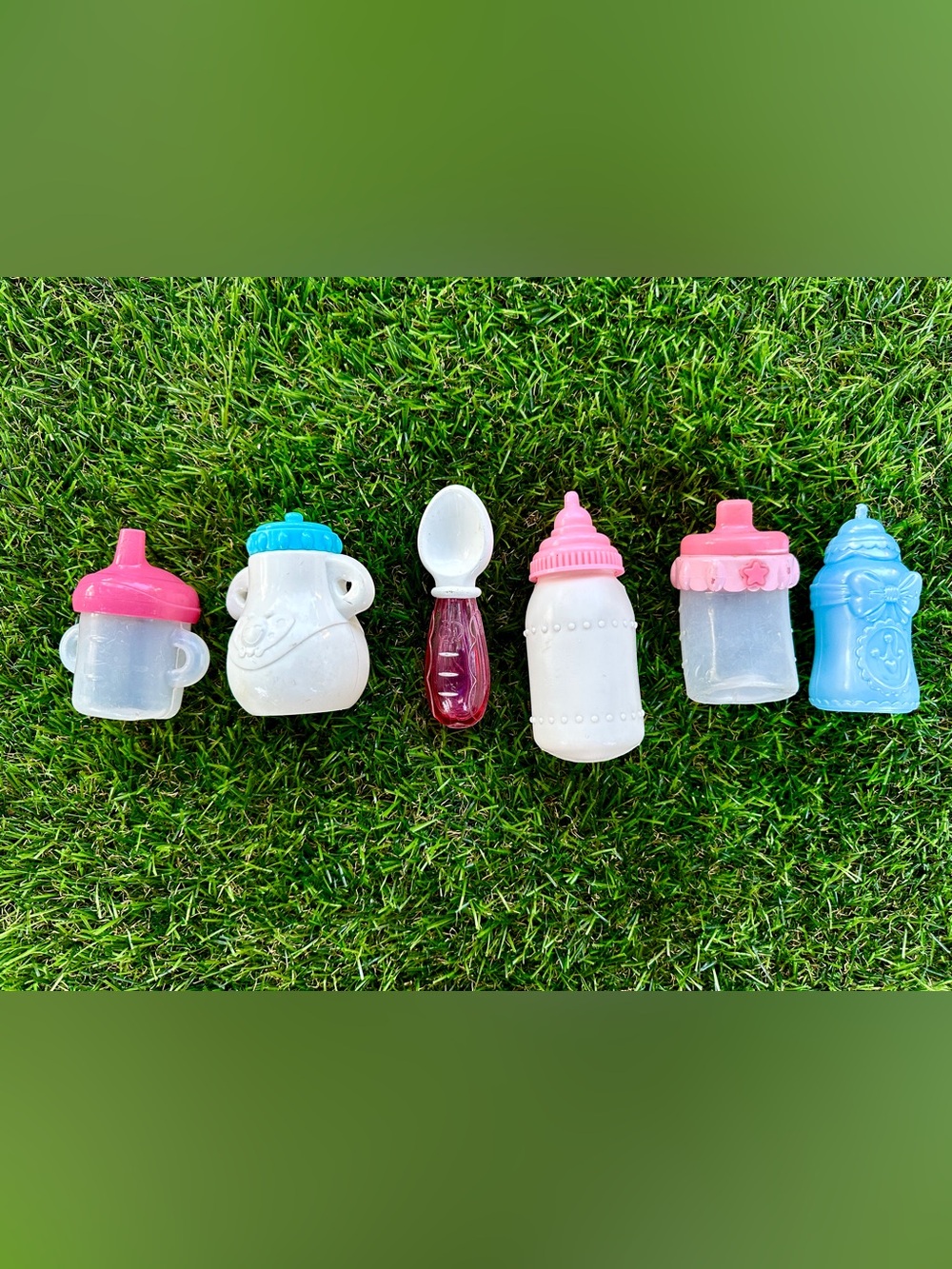 Vintage Doll bottle’s/spoon
